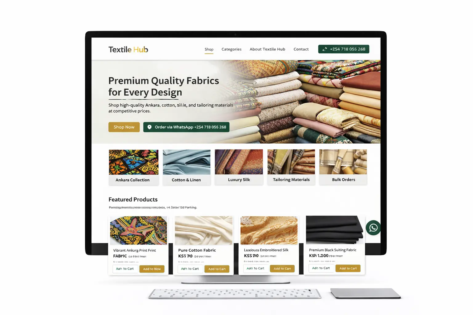 Ecommerce store website